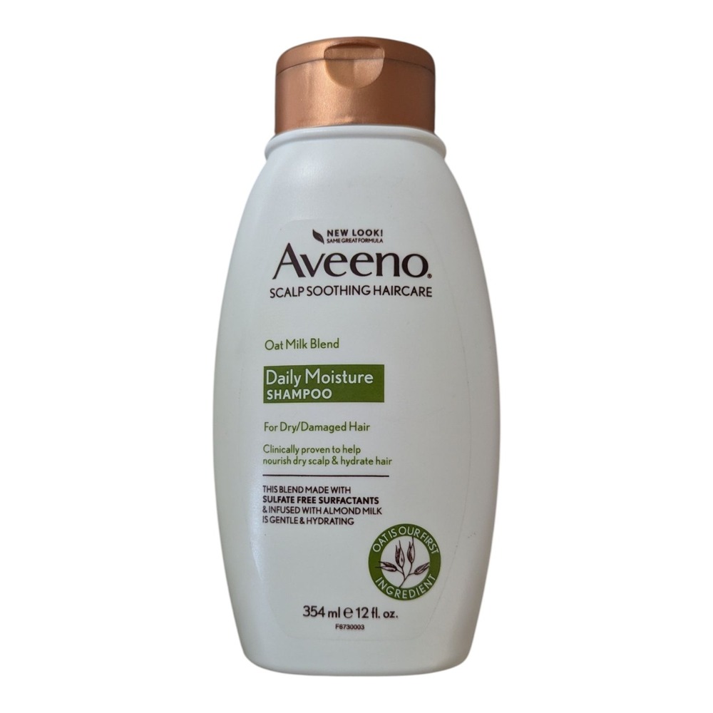 BBB. Aveeno Scalp Soothing Haircare Oat Milk Daily Moisture Shampoo,‎ 354ml/12fl